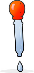 freehand drawn cartoon water dropper