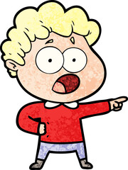 cartoon man gasping in surprise