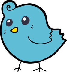 cartoon bird