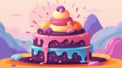 Birthday Cakes Generative AI