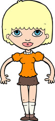 cartoon girl