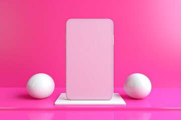 mobile, phone, blank screen, mockup, best, device, technology, digital, smartphone, display, communication, design, podium