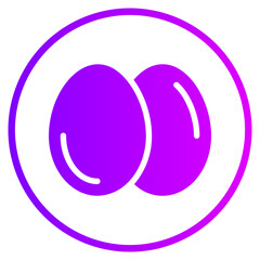 egg gradient icon