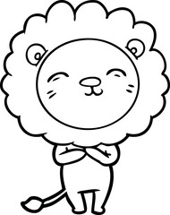 cartoon lion