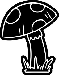 cartoon icon of a toad stool