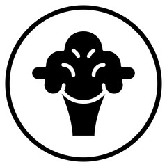 broccoli glyph icon