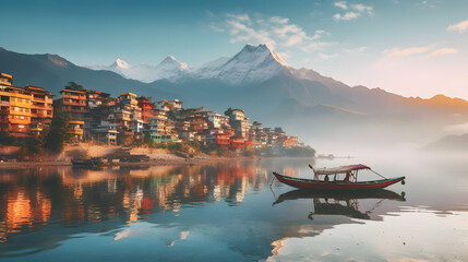 An unforgettable journey through breathtaking landscapes and vibrant cultures, capturing the essence of wanderlust and adventure. Generated IA