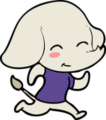 cute cartoon elephant