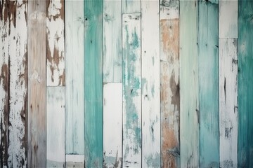 illustration, wood texture with planks for wall, ai generative