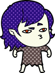 cartoon vampire girl