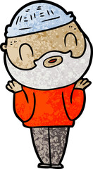 cartoon bearded man
