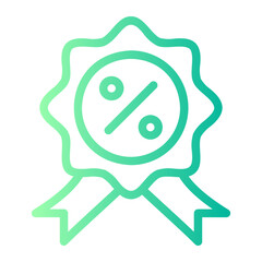 discount gradient icon