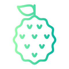 Lychee gradient icon