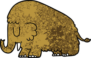 cartoon mammoth