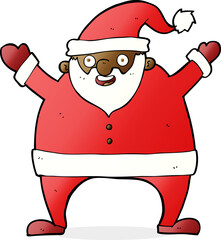 cartoon santa claus