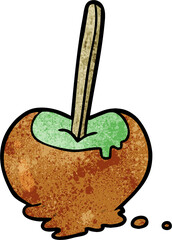 cartoon toffee apple