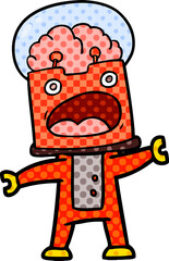 cartoon robot
