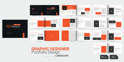 Graphic Designer Portfolio Design Portfolio Layout Design 