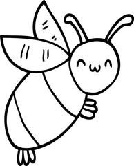 cute cartoon bee