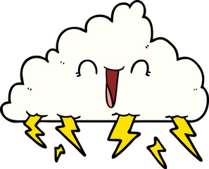 cartoon thundercloud