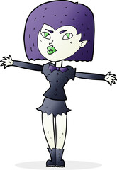 cartoon vampire girl