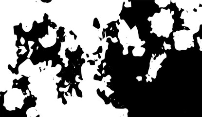 Spots. Black grunge texture. Monochrome background. Vector.	
