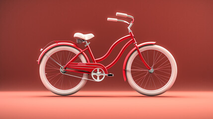 3d bycicle ai generative