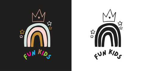 fun kif logo design for identity brand