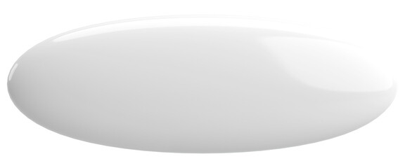 3D button. Empty button. 3D illustration.