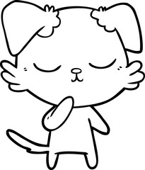cute cartoon dog