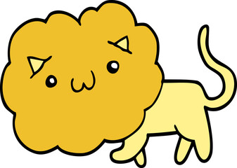cute cartoon lion