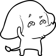 cartoon elephant remembering