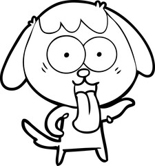 cute cartoon dog