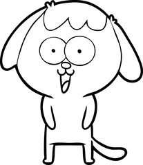 cute cartoon dog