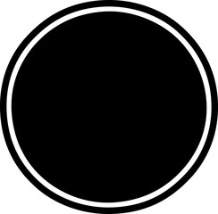 cartoon icon of a full moon