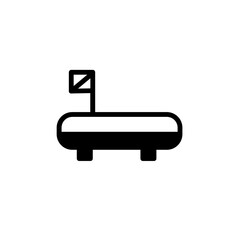 diving flag swim solid icon