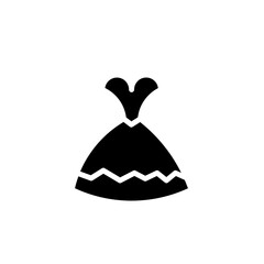 bridal dress bride solid icon
