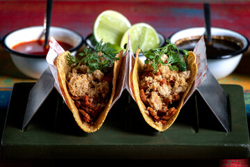 Tacos, comida Mexicana