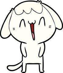 cute cartoon dog