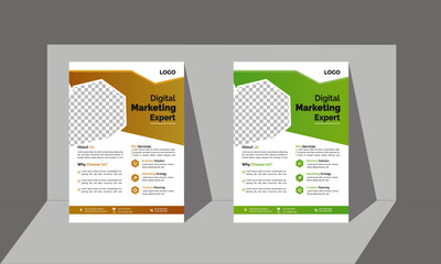 Brochure design, cover modern layout, space for photo background, business brochure flyer design a4 template.
