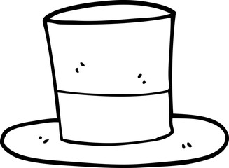 cartoon top hat