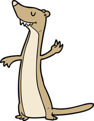 cartoon weasel