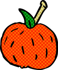 cartoon doodle organic orange