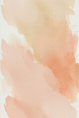 Fototapeta premium Neutral Peach Tan Minimal Aesthetic Digital Watercolor Social Media Backgrounds or Scrapbook Prints Clip Art