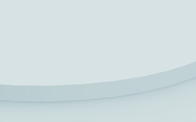 Abstract 3d  gray white colors cylinder podium minimal studio background.