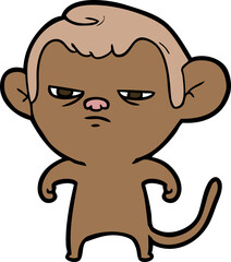 cartoon monkey