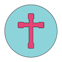 Fototapeta premium salib icon