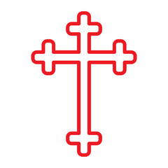 Obraz premium salib icon