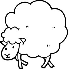 cartoon sheep
