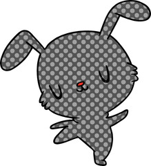 cartoon illustration kawaii cute furry bunny